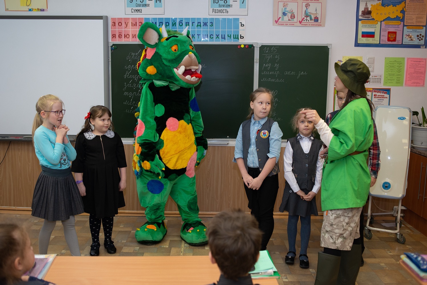<span style="font-weight: bold;">Экологические уроки прошли в школе №18 города Полевской.</span>